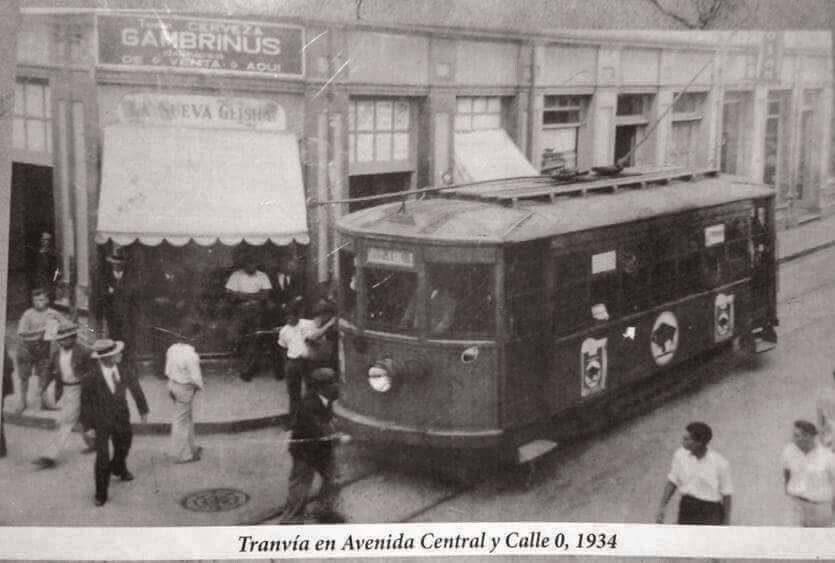 Avenida Central, Calle 0, 1934.