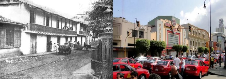 Costado Norte Parque Central 1871