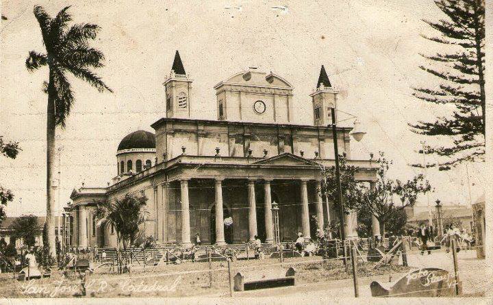 La Catedral Metropolitana, San José, 1850. | Mi Costa Rica de Antaño