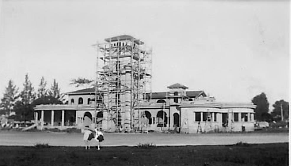 1939 construcción del aeropuerto sabana