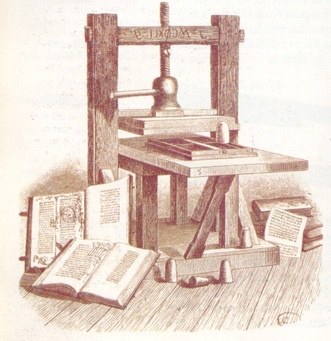 la imprenta de Gutenberg