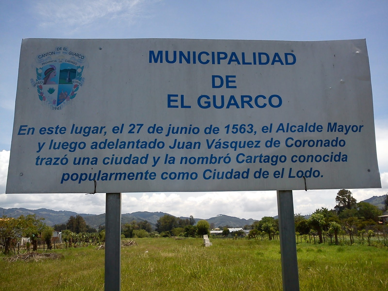 Resultado de imagen de CIUDAD DEL LODO, EL TEJAR, EL GUARCO, CARTAGO